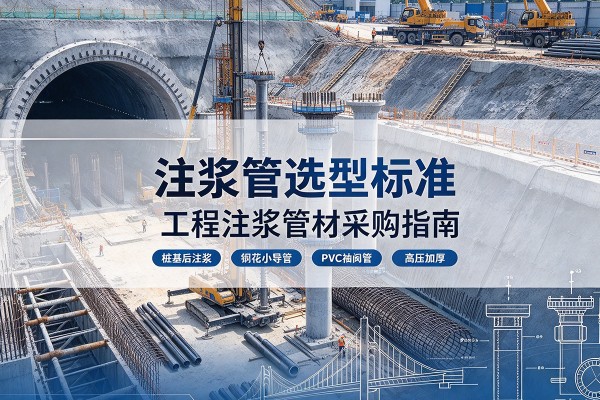建阳注浆管选型标准