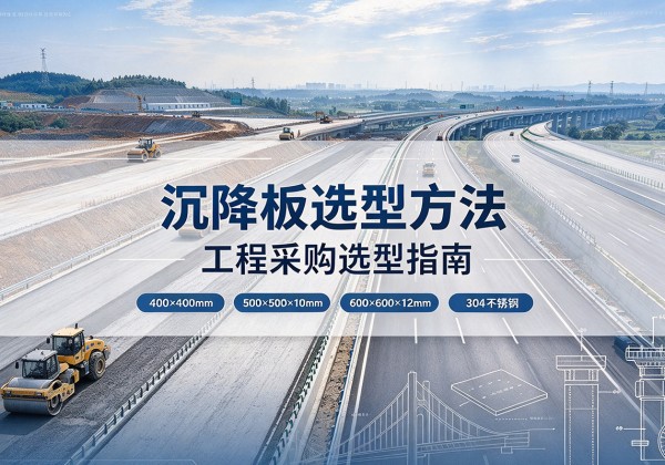建阳沉降板选择方法